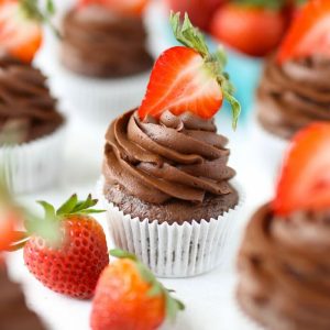 Decadent whipped chocolate ganache frosting