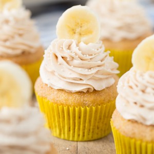 Banana Snickerdoodle Cupcakes, these are so good!