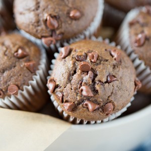 Low Fat Chocolate Mini Muffins that are dairy free!