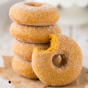 Baked Pumpkin Doughnuts, these are the BEST!