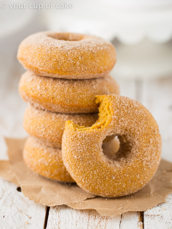Baked Pumpkin Doughnuts, these are the BEST! 