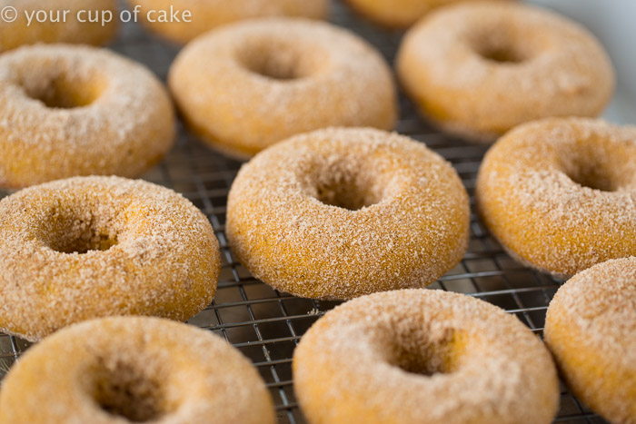 Baked Pumpkin Doughnuts, these are the BEST! 