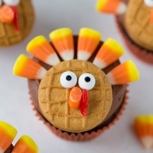 Thanksgiving Turkey Cupcakes! So cute and perfect for the kids!