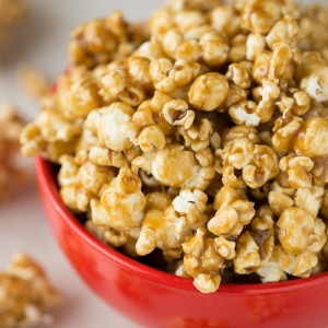 Easy Caramel Corn in the Microwave! It's the soft kind, my favorite!