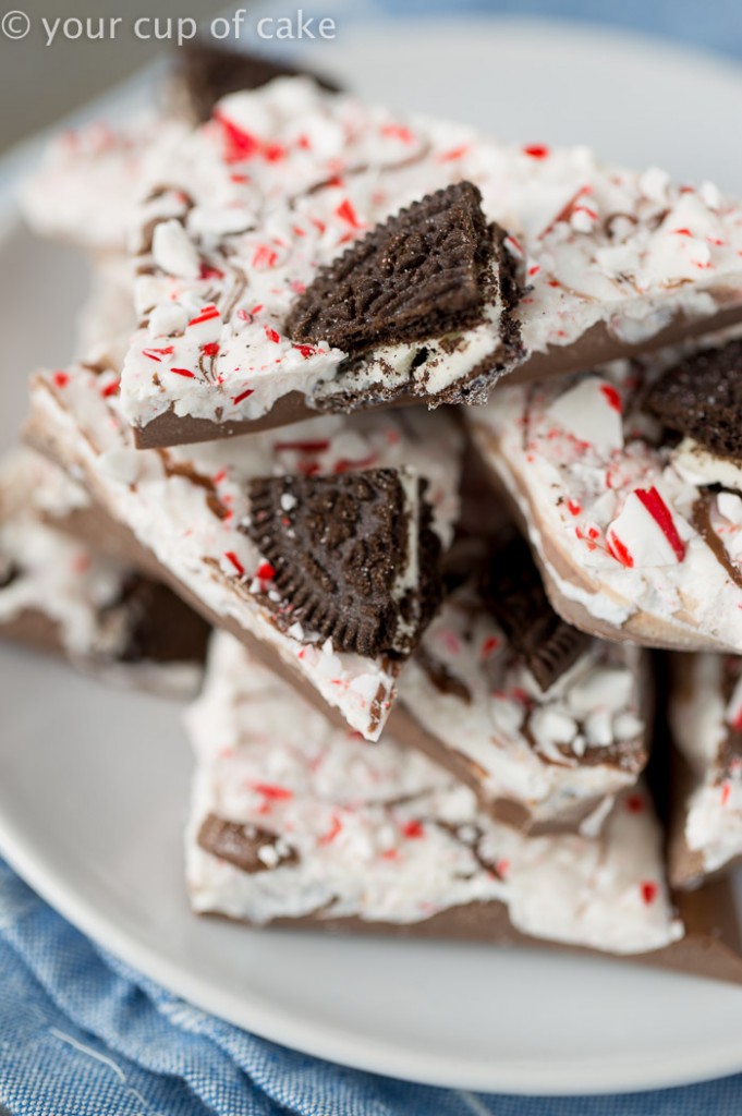 Oreo Peppermint Bark, last minute Christmas treat