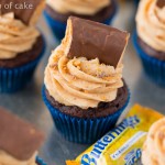 Butterfinger Blizzard Cupcakes