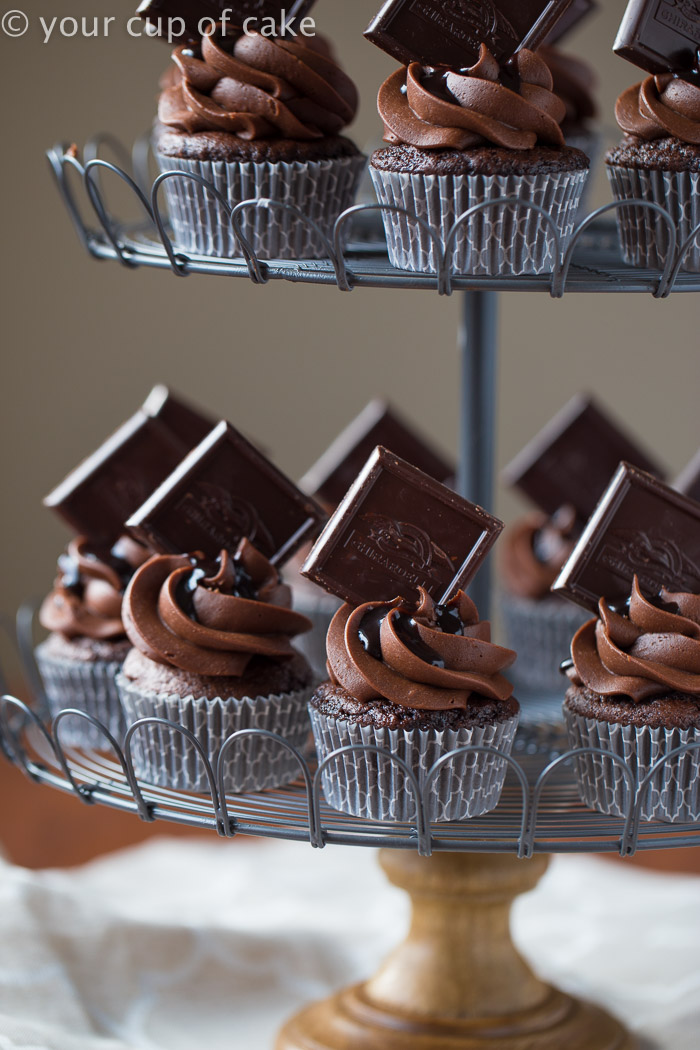 Chocolate Cherry Cupcakes, it's a chocolate lovers dream come true!