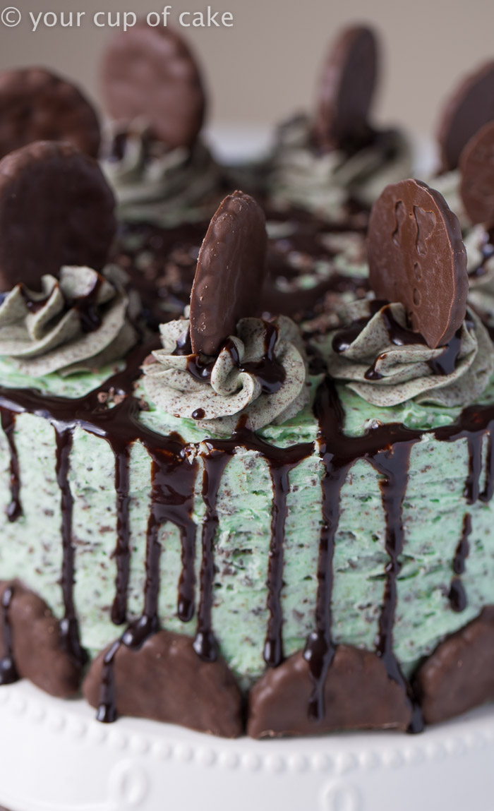 Thin Mint Cake - Your Cup of Cake