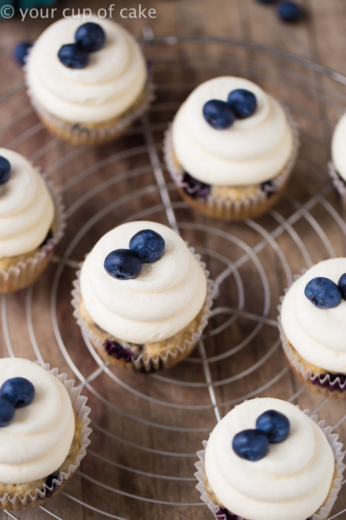 Vegan Banana Blueberry Cupcakes, SO good!  It's also a great recipe for eggless banana bread/cake! 