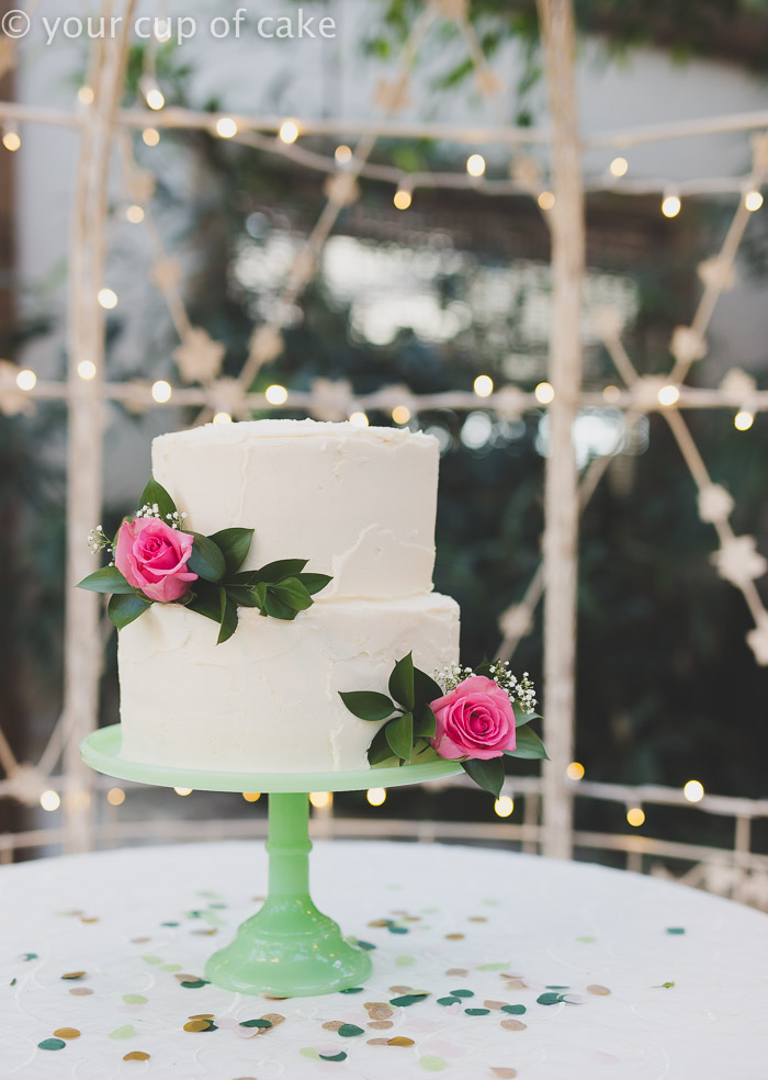 DIY wedding cake