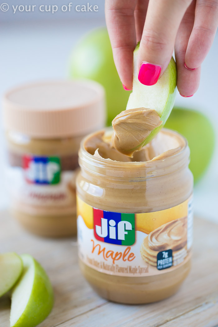Maple Peanut Butter and Apples