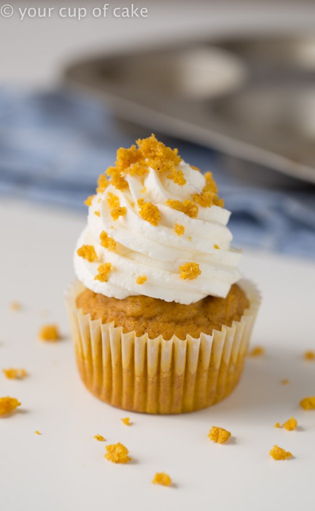 Easy Peazy Pumpkin Cupcakes for anyone who thinks they can't bake! You can make these... i promise! And they're SO good!