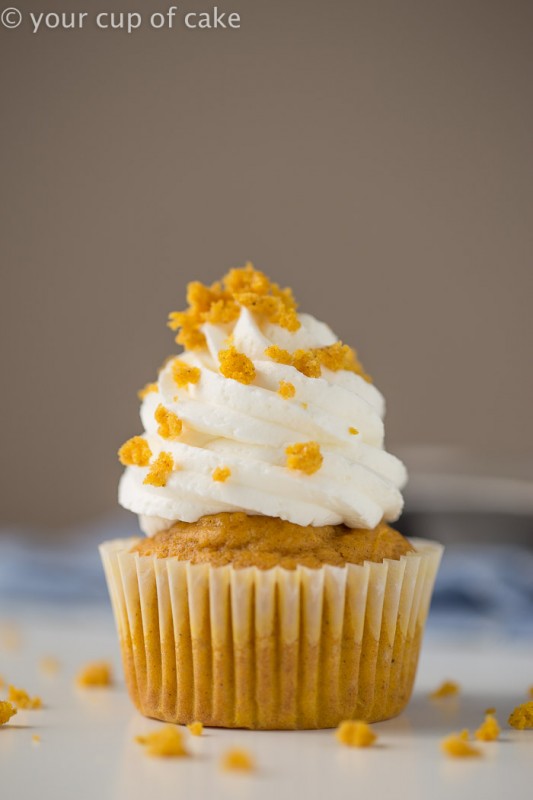 Easy Peazy Pumpkin Cupcakes for anyone who thinks they can't bake! You can make these... i promise! And they're SO good!