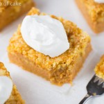 Magic Pumpkin Pie Cake