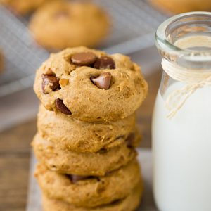 I can't believe how amazing these Bakery Style Pumpkin Chocolate Chip Cookies are!