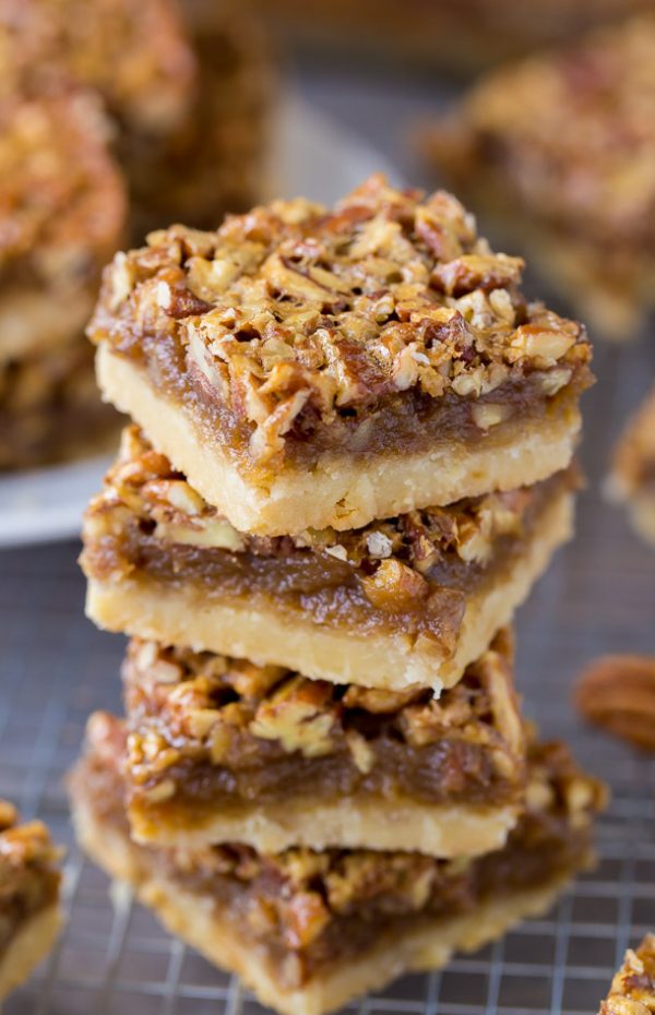 Better than your Mama's Pecan Pie Bars The best Pecan Pie Bars