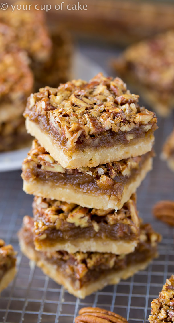 Better Than Your Mama S Pecan Pie Bars You Need This Recipe Your Cup Of Cake