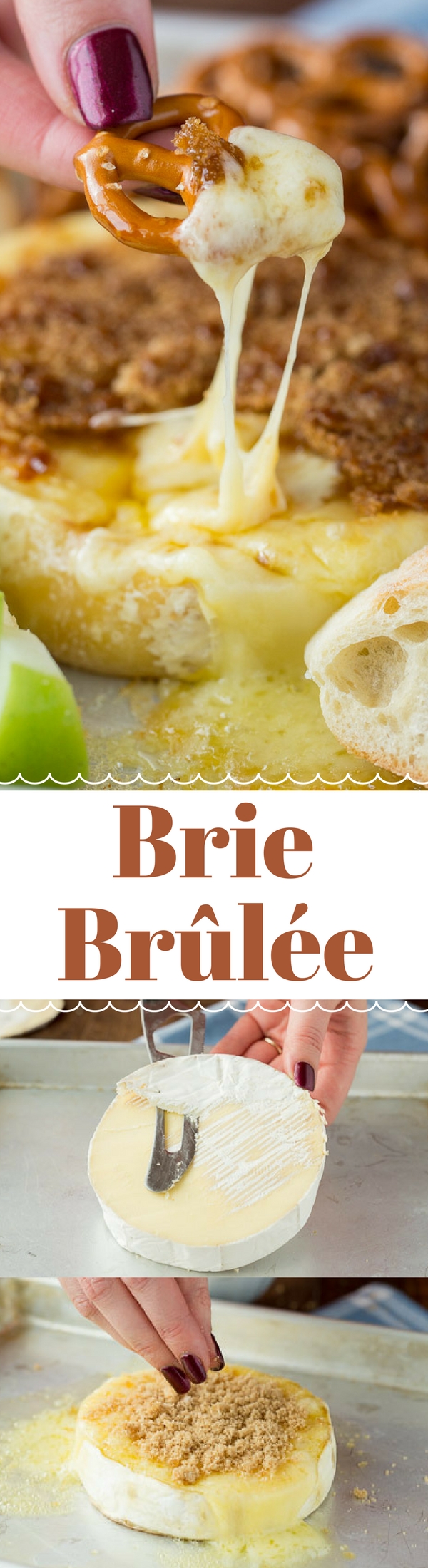 Brie Brûlée is my favorite fast and easy appetizer for parties and family get togethers! 