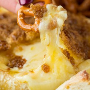 Brie Brulee is my favorite fast and easy appetizer for parties and family get togethers!