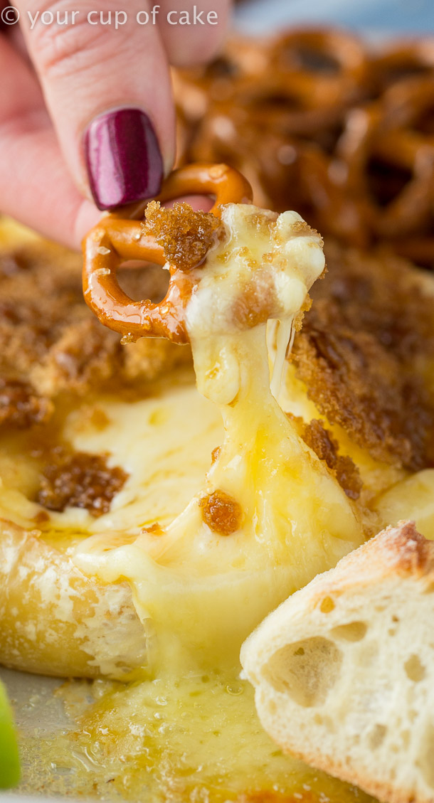 Brie Brulee is my favorite fast and easy appetizer for parties and family get togethers! 