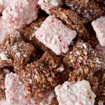 Candy Cane Muddy Buddies (Gluten Free + Nut Free)