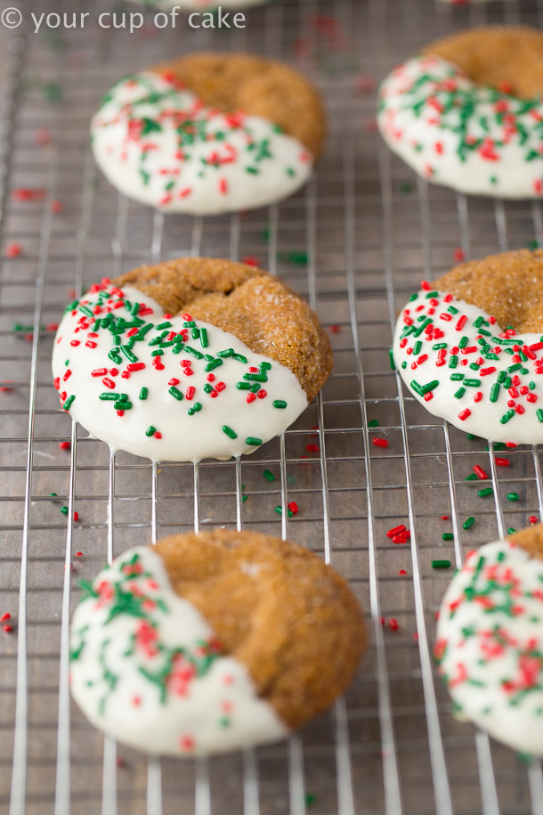 Soft Gingerbread Cookies for Christmas!