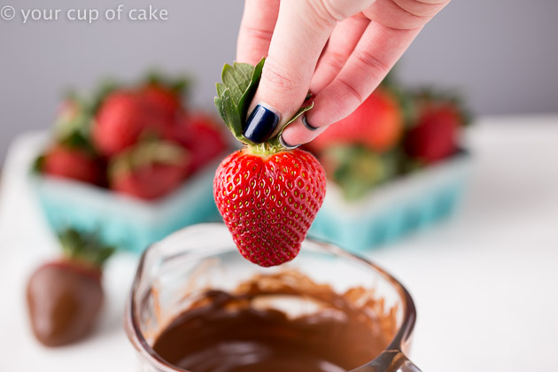 DIY Chocoalte Covered Strawberries