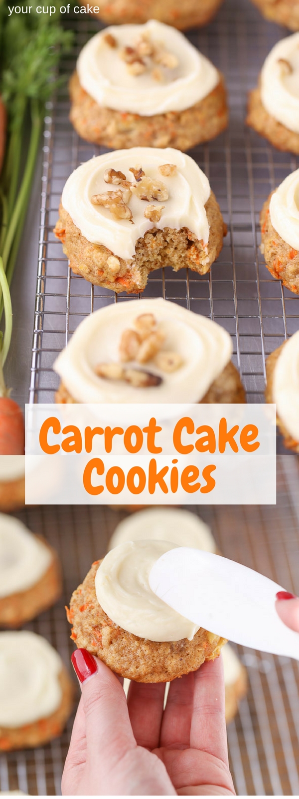 The Best Carrot Cake Cookies