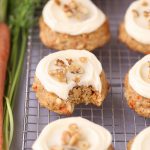 Carrot Cake Cookies with Cream Cheese Frosting