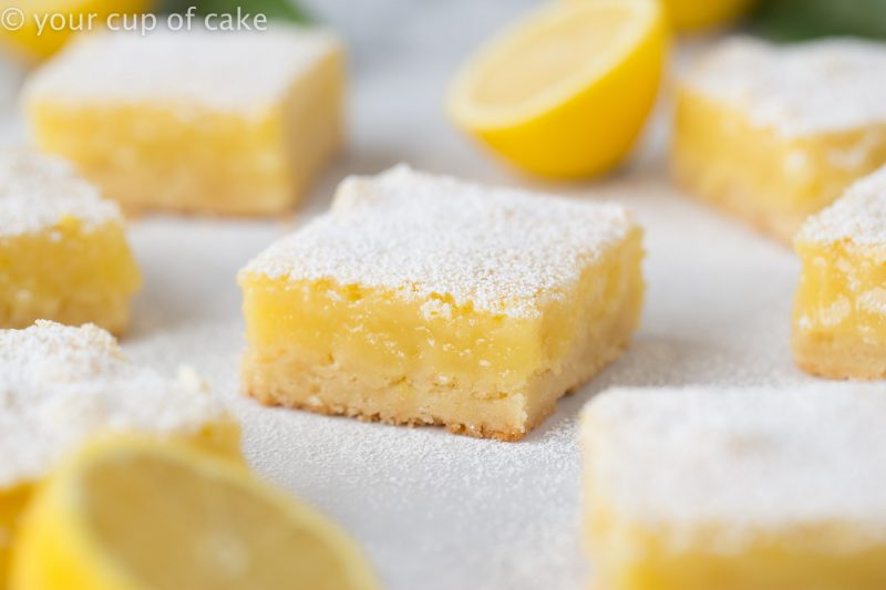 Zesty Lemon Bars! The best recipe there is!