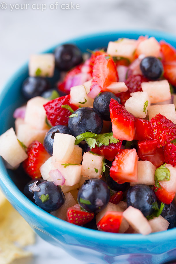 4th of July Fruit Salsa