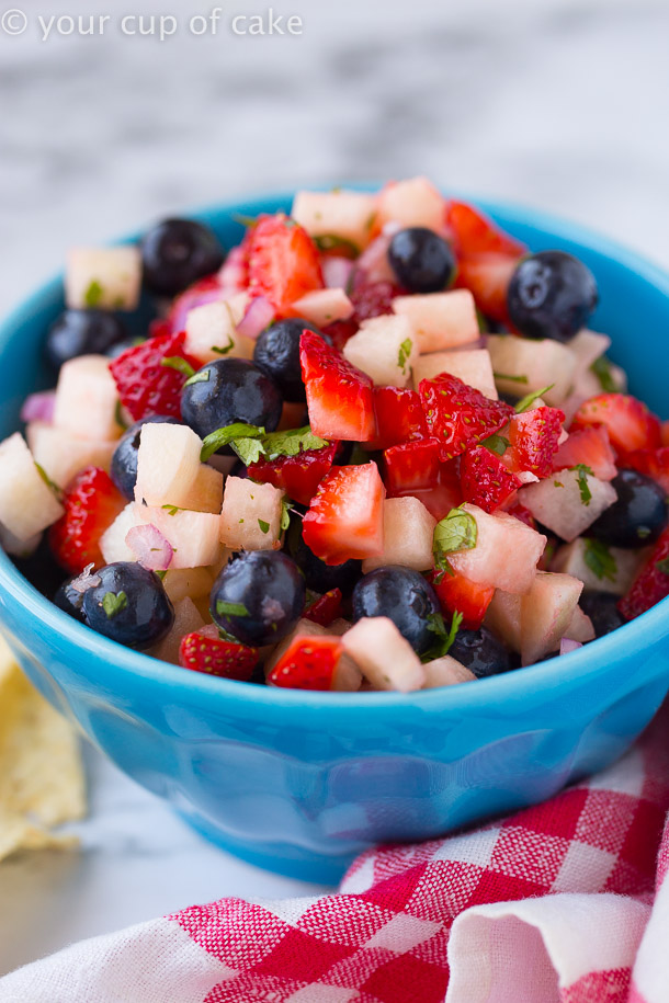 4th of July Fruit Salsa