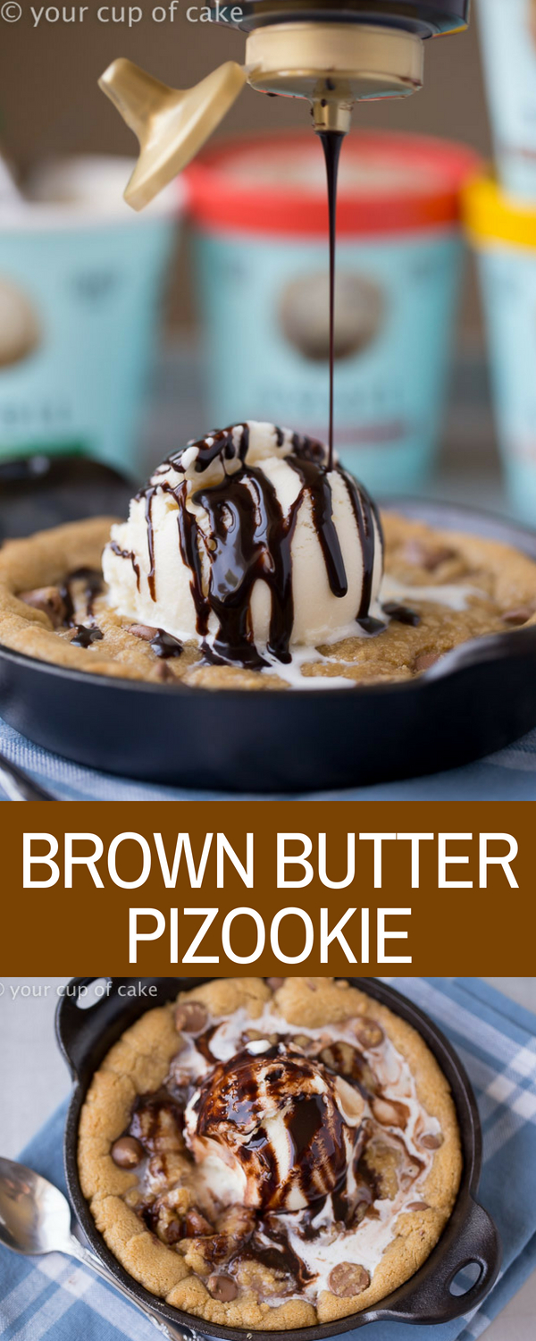 Brown Butter Pizookie for all your cookie dough lovers! 