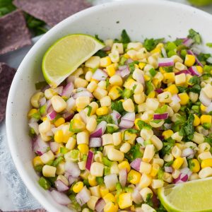 Recipe for Copycat Chipotle Corn Salsa