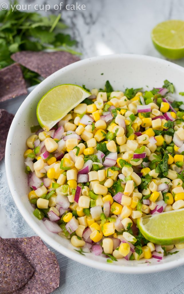 Recipe for Copycat Chipotle Corn Salsa