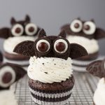 OREO Bat Cupcakes for Halloween