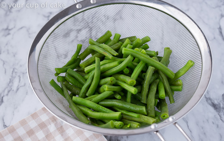 How to keep your green beans bright green