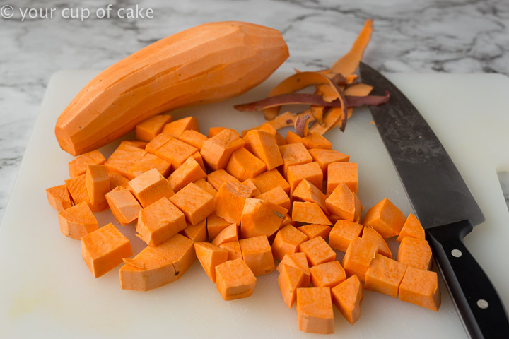 Cinnamon Roasted Sweet Potatoes - Your Cup of Cake