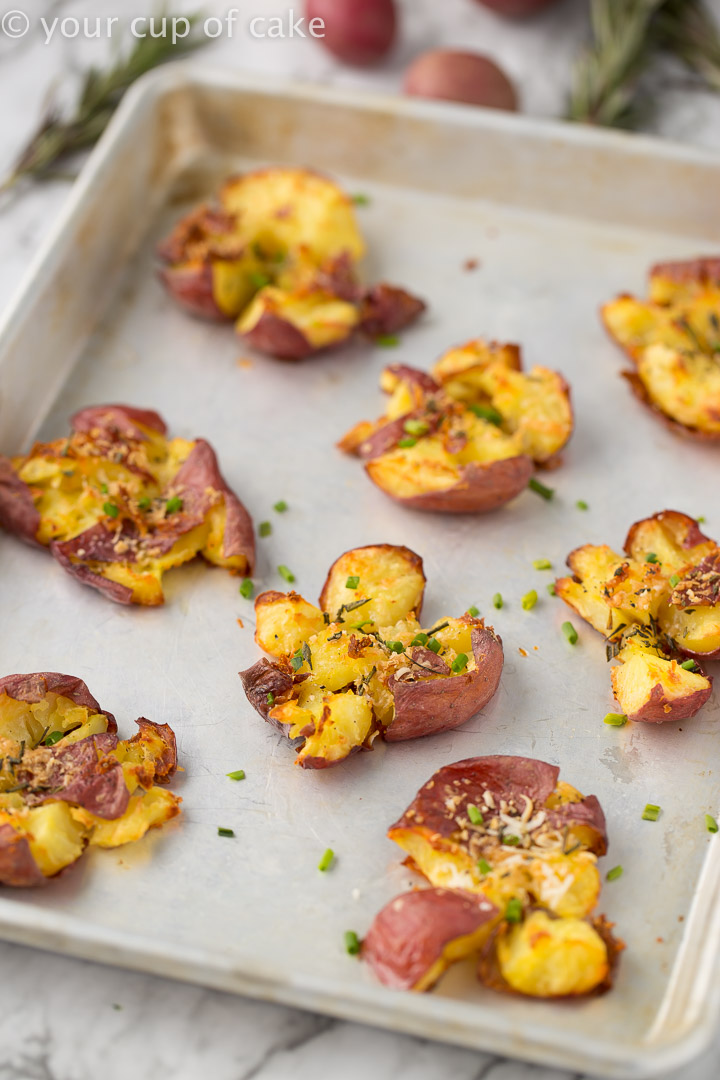 Cheesy Crash Potatoes Recipe for Thanksgiving
