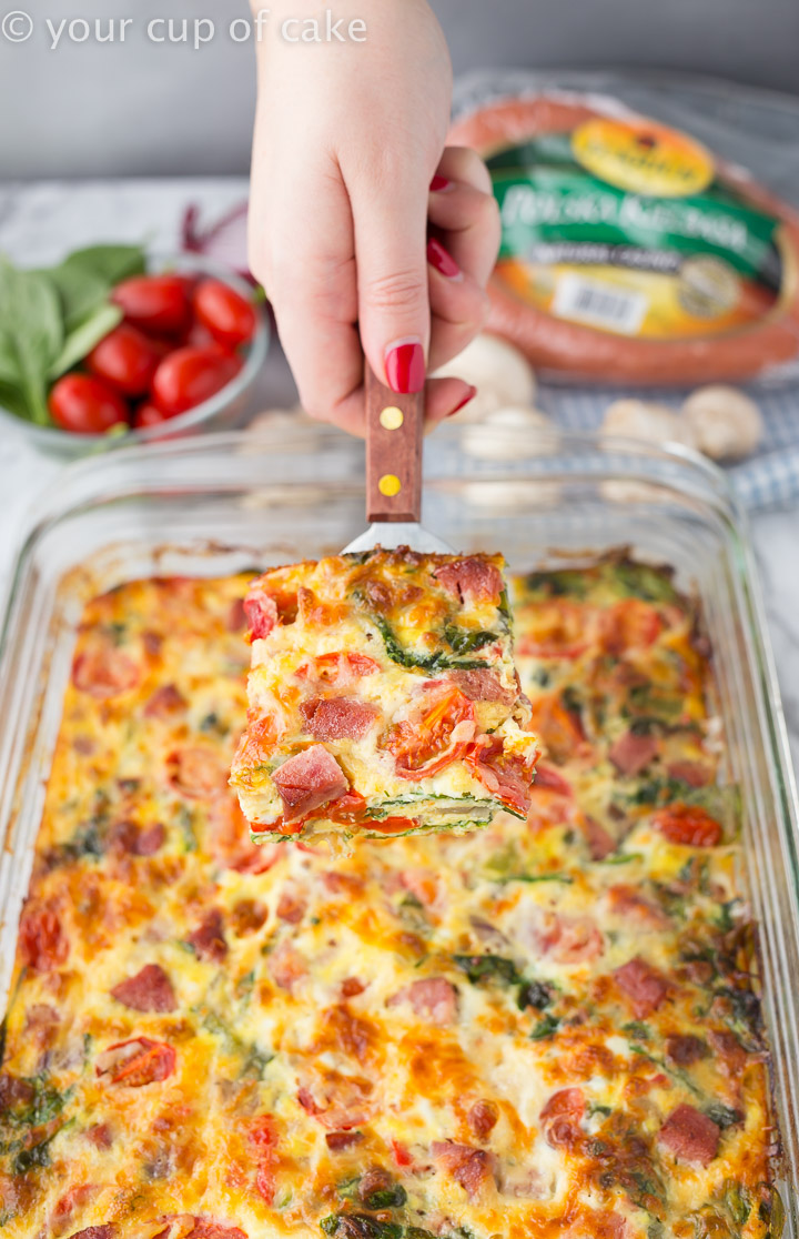 OBSESSED with this recipe! Easy Sausage Breakfast Casserole