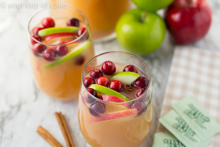 Thanksgiving Sparkling Caramel Apple Cider