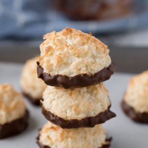 Easy Coconut Macaroons that are GLUTEN FREE!