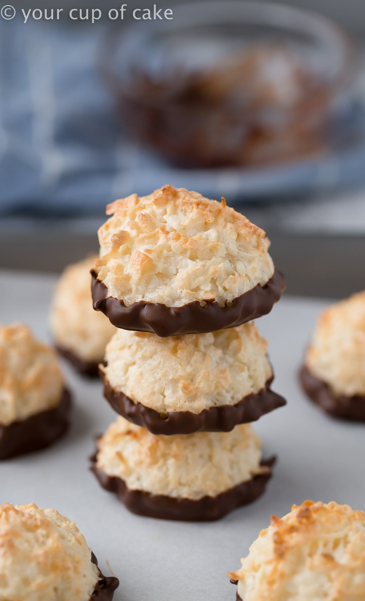 Easy Coconut Macaroons that are GLUTEN FREE!