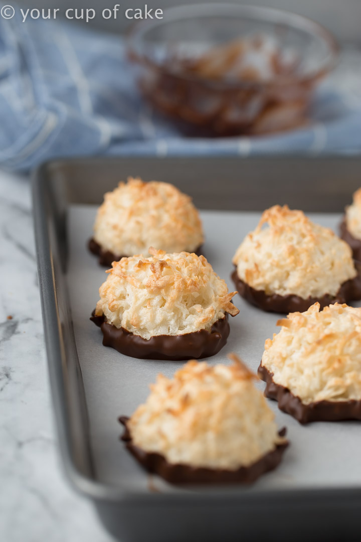 Easy Coconut Macaroons (Gluten-Free + Low Fat) - Your Cup of Cake