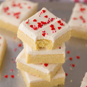 My family LOVES these! THE BEST Sugar Cookie Bars