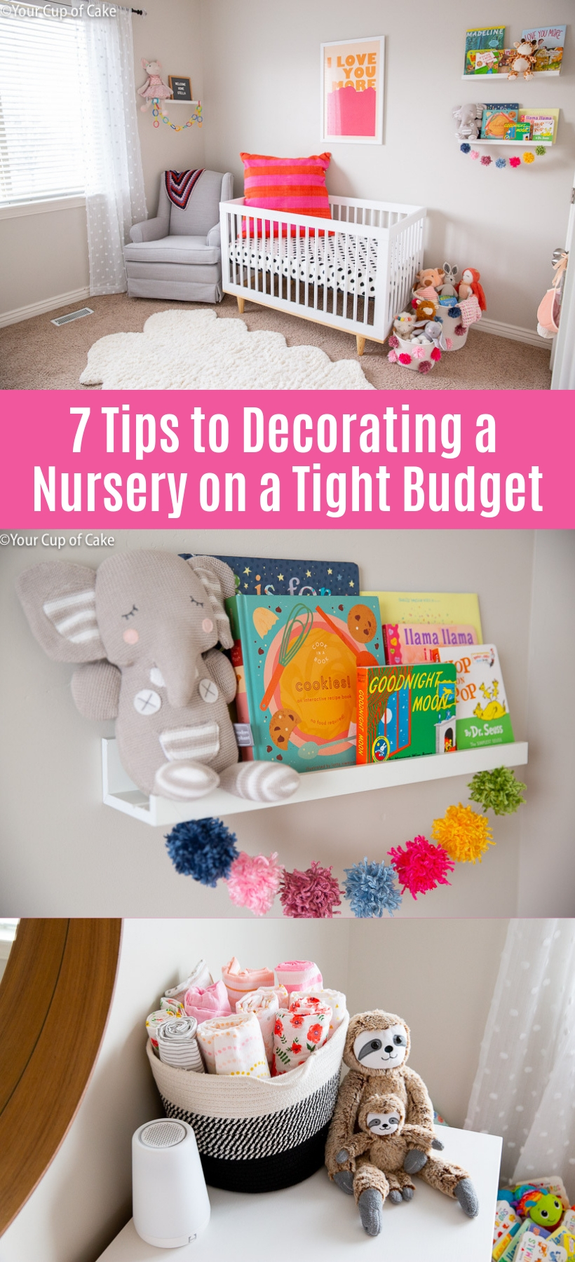 These tips are GREAT! How to Decorate a Nursery on a Budget