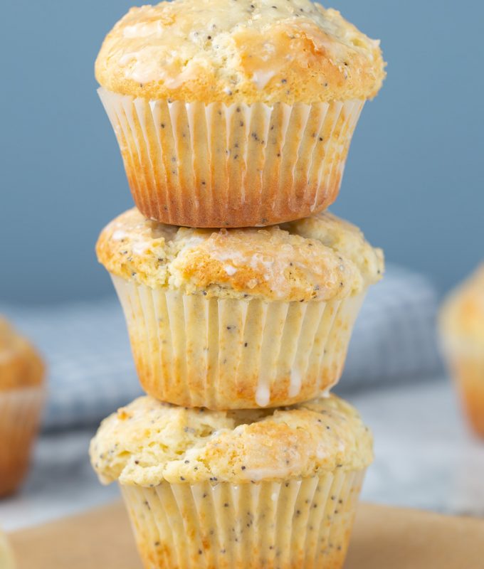These are SO GOOD! Better Than Costco Almond Poppy Seed Muffins