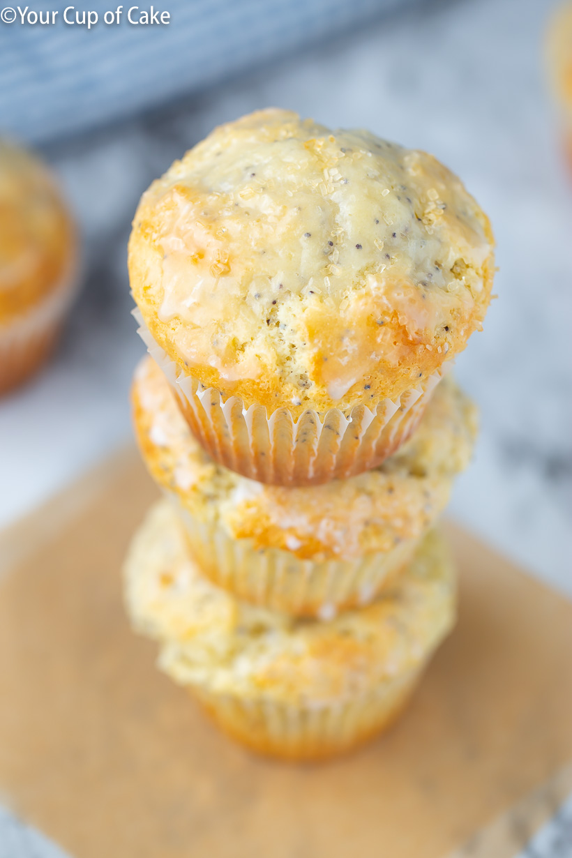 OBSESSED with these! Better Than Costco Almond Poppy Seed Muffins