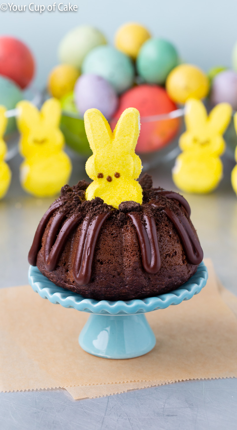 Cute Bunny Bundt Cakes for Easter! LOVE this recipe idea!