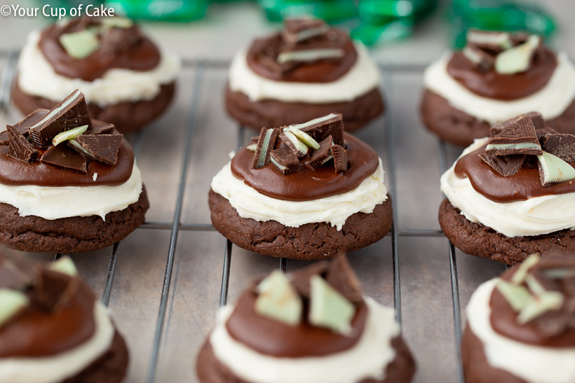 YUM! Chocolate Marshmallow Mint Cookies